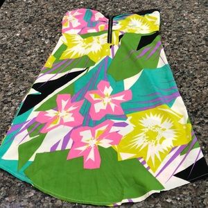 ROXY Small strapless Floral dress